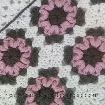 ROSE Granny Square Cardigan