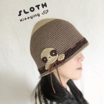 Sloth Adult Beanie / Hat / Bucket / Cap / Toque by Kittying