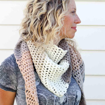 Dawn Till Dusk (+ Desert Winds) Triangle Scarf