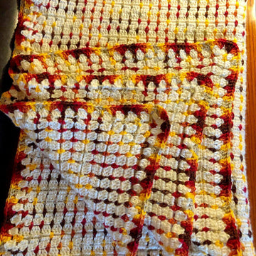 Crochet Fireside Throw Blanket