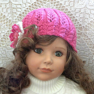 Knitting PATTERN Girls Beanie Women Hat