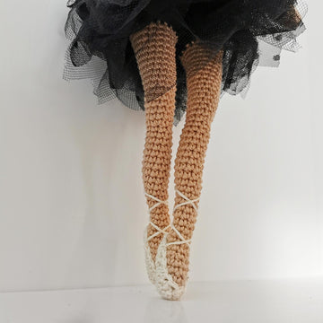 Black Swan Ballerina Doll Crochet Pattern
