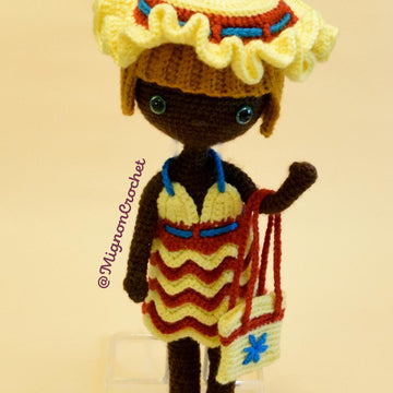 Doll Michelle at the beach