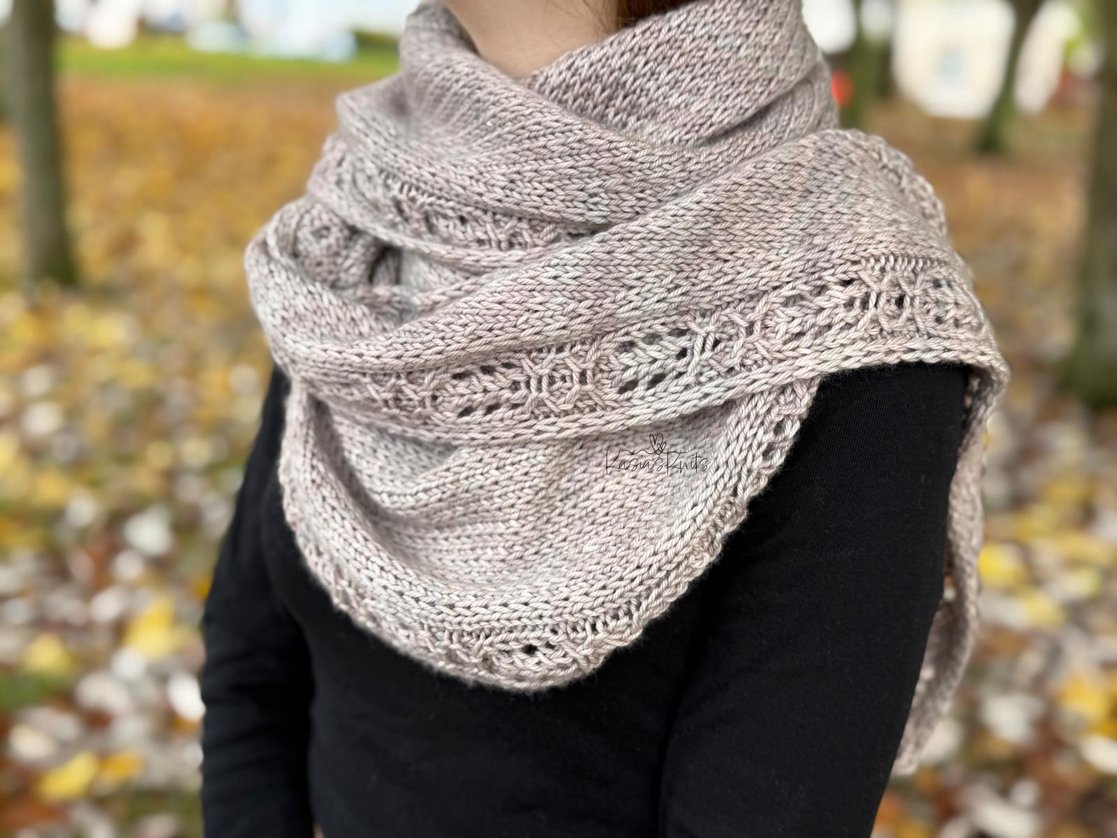 Emberveil Shawl