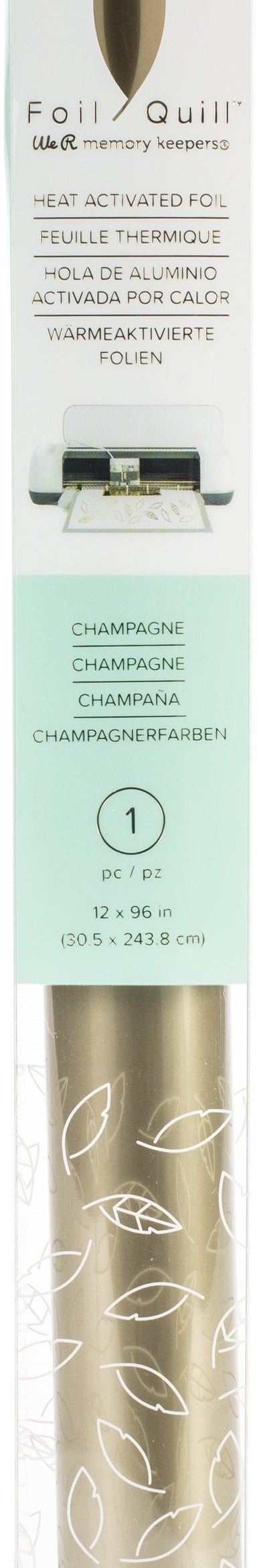 We R Memory Keepers Foil Quill Foil Roll 12"X96" - Rose Gold
