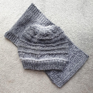 Charcoal Marble Hat