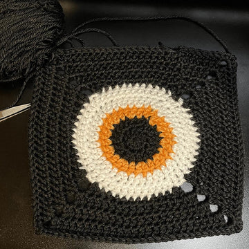 Halloween Granny Square Crochet Afghan Pattern – Spooky Cute, Video Tutorials (Pattern Only)