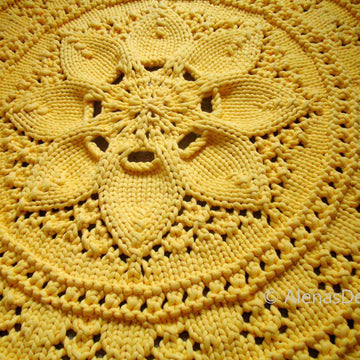 Floral Lace Rug