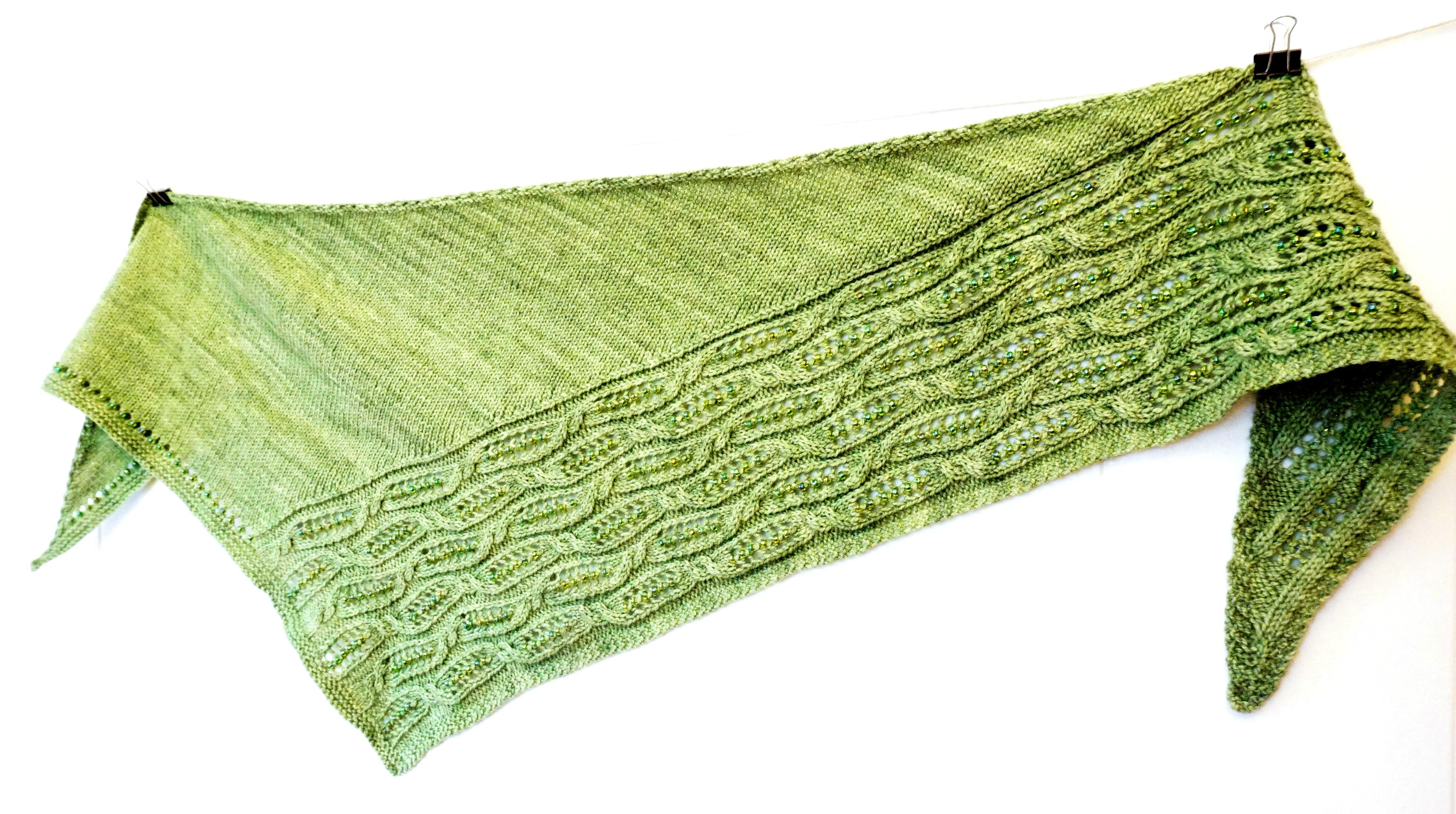 Crystal Twist Shawl