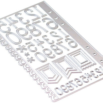 Elizabeth Craft Designs Elizabeth Craft Metal Die - Retro Number Trio
