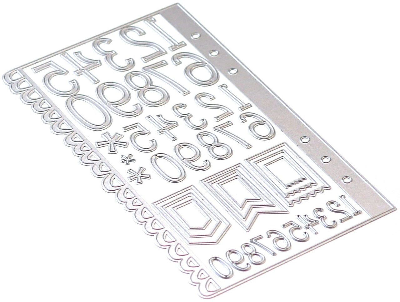 Elizabeth Craft Designs Elizabeth Craft Metal Die - Retro Number Trio