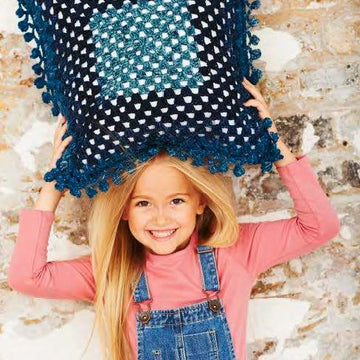 Granny Square Cushion Covers in Stylecraft Batik Swirl DK - 9487 - Downloadable PDF