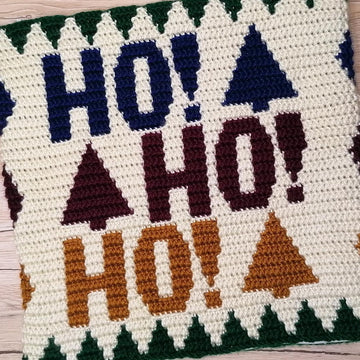 Ho Ho Ho Christmas Pillow