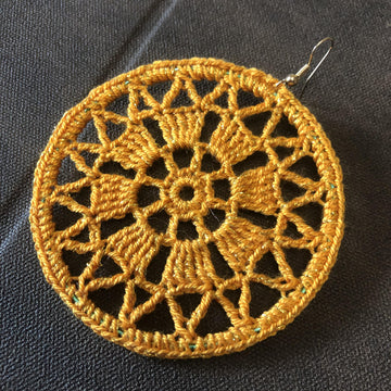31. Hoop sparkling  earrings