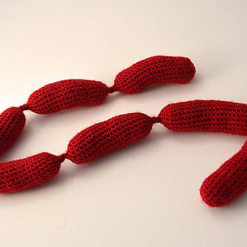Sausage Chain Crochet Pattern, Sausage Chain Amigurumi, Sausage Crochet Pattern, Sausage Amigurumi
