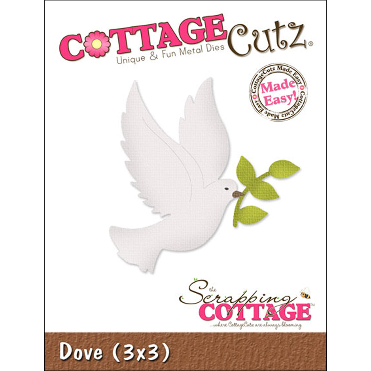 CottageCutz Dies - Dove 2.3"X2"