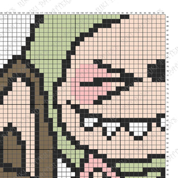 Labubu Monster Blanket Elf Graphgan Pop Cartoon Throw C2C CROCHET PATTERN
