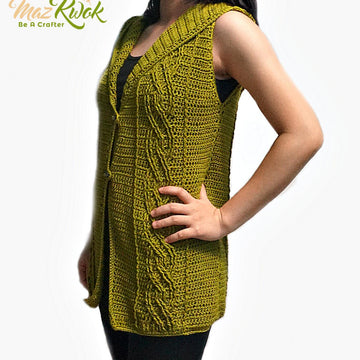 Eternal Cable Hooded Vest