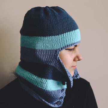 Ace Ski Mask - for Aran yarn