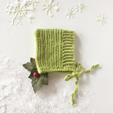 Ribbed Baby Bonnet