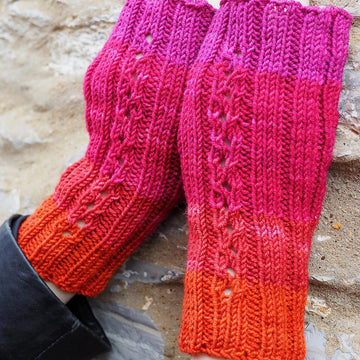 I Love A Theme Fingerless Mitts