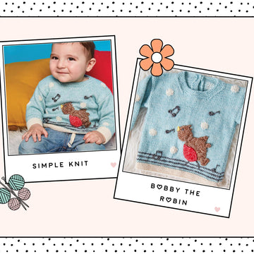 Bobby, Robin Christmas Jumper, Baby Pullover Knitting Patttern