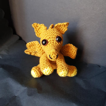 Crochet Dragon keyring/car accessory