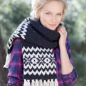 Scarves and Snood in Hayfield Chunky Tweed - 7494 - Downloadable PDF