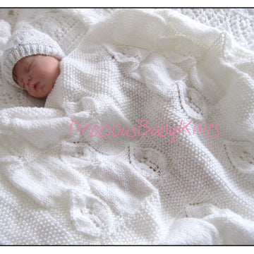 Blair Leaf Pattern Blankets and Hats