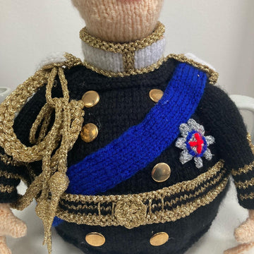King Charles Coronation Military Uniform Tea Cosy