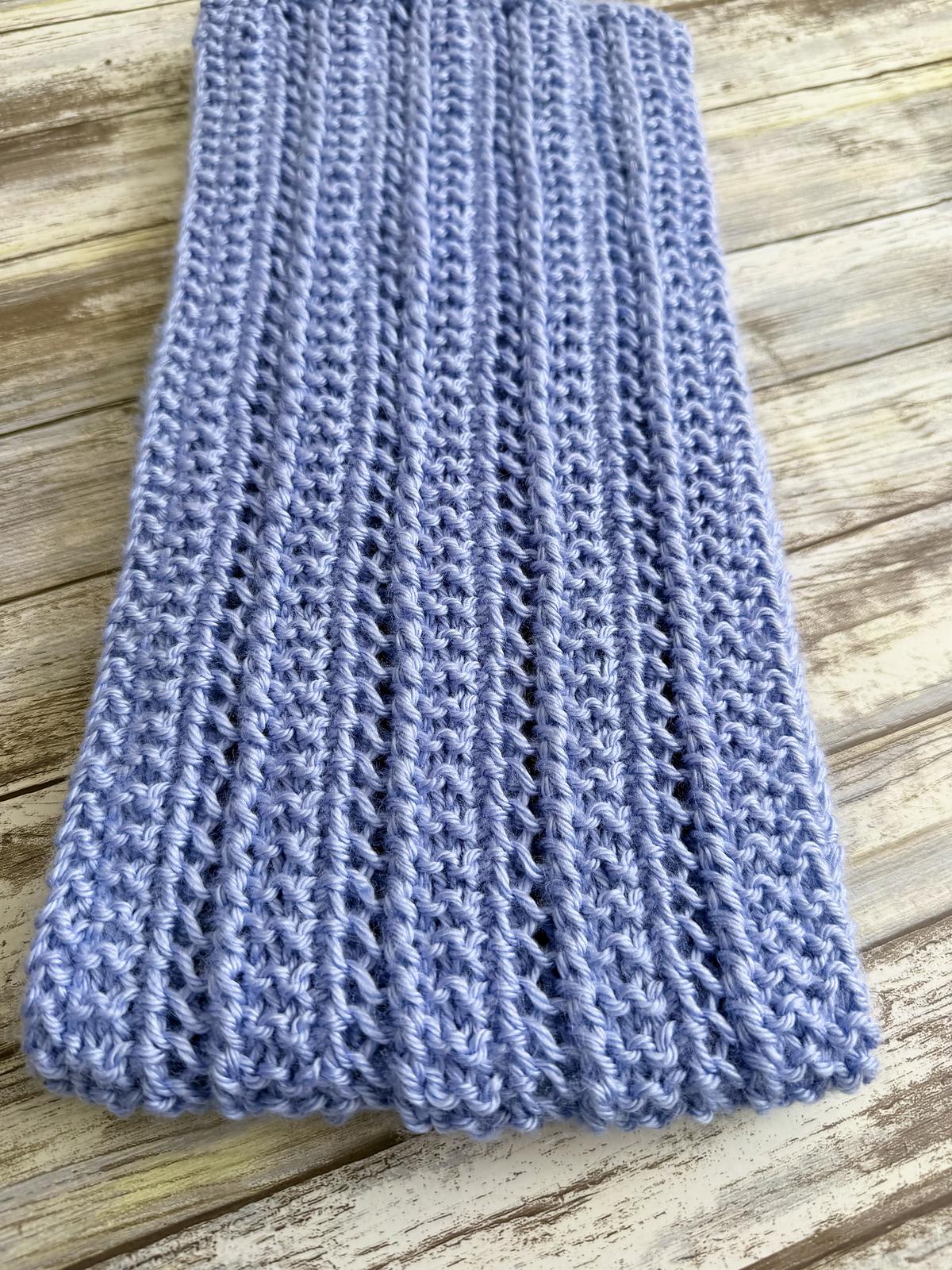 Travel in Time Eyelet Scarf