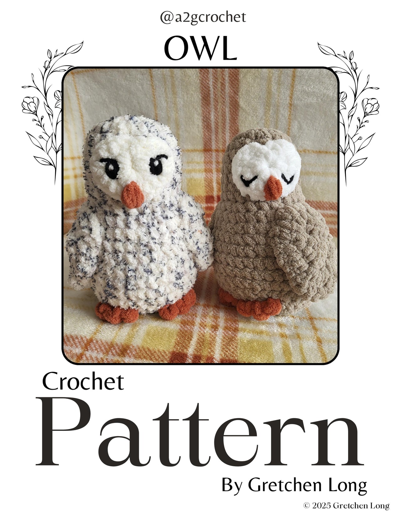 Owl Plushie Crochet Pattern
