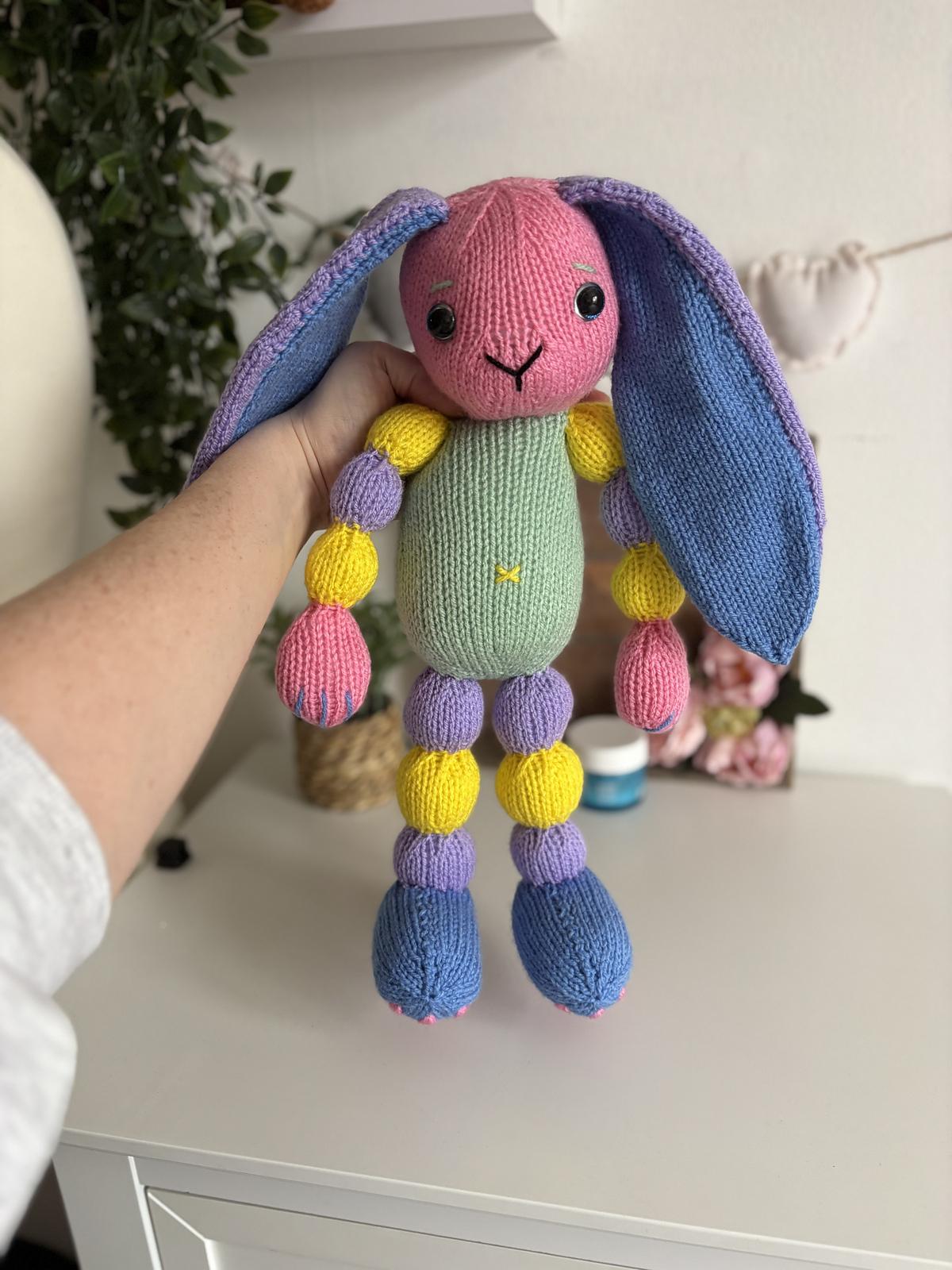 Rainbow Bunny Toy