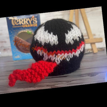 Amorphous Alien Chocolate Orange Cover Knitting Pattern
