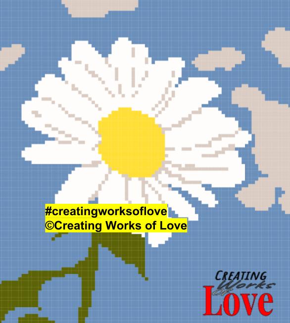 Daisy C2C Graphgan Stitch Graph