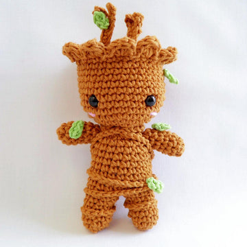 Baby Groot amigurumi crochet doll pattern