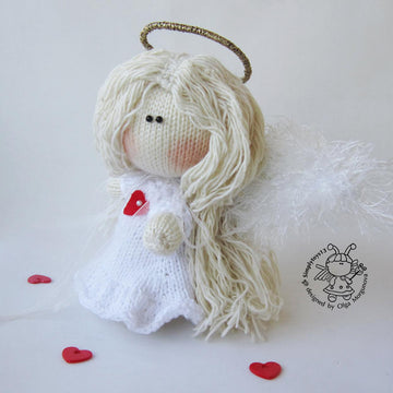 Pebble doll Angel