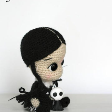 Wednesday Addams Chibi Doll