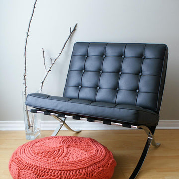 Cable Knit Footstool Cover fits Ikea's Alseda Footstool