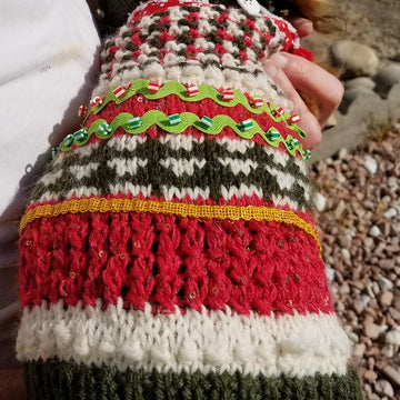 Lena's Ugly Christmas Sweater for Miniature Dachshunds