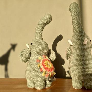 Paolo the amigurumi elephant