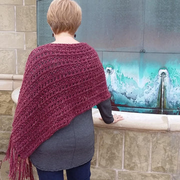 Red Poppy Poncho