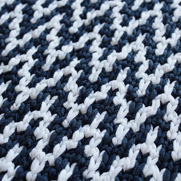 Chevron Waves Bath Mat