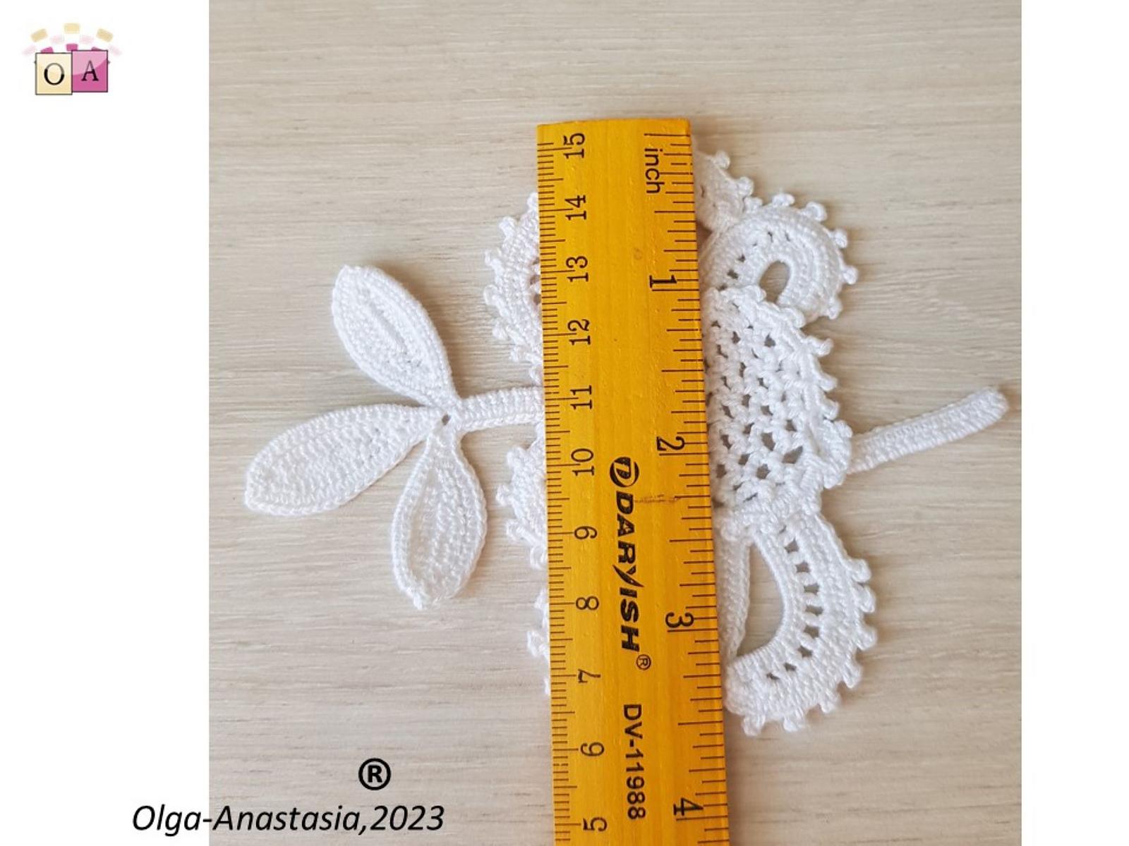 Crochet antique fantasy flower