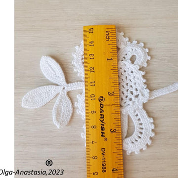 Crochet antique fantasy flower