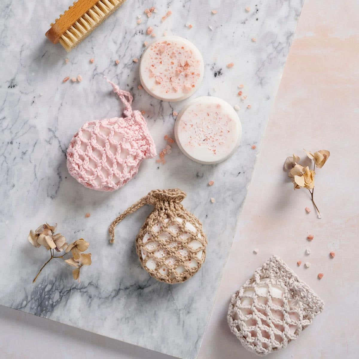 Soap Pouch Crochet Pattern and Recipe
