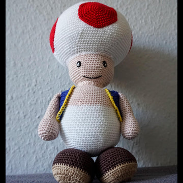 Häkelanleitung Amigurumi Pilz Toad