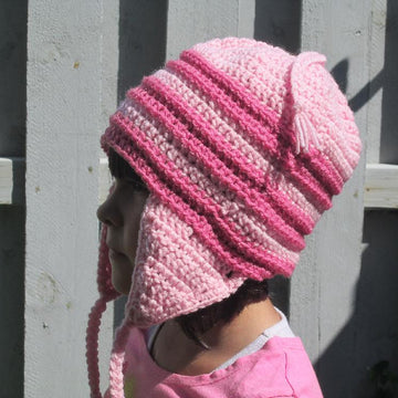 Pink Striped Hat