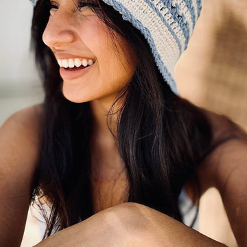 Crossed and Covered Hat