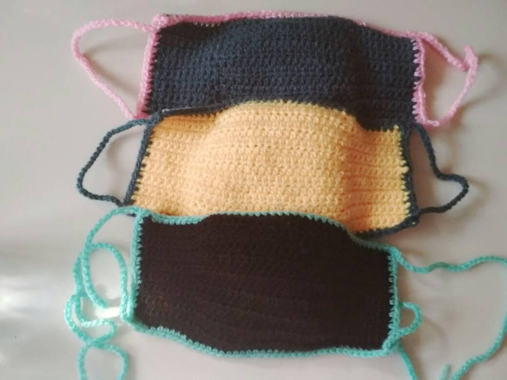 Crochet Mask with Filter